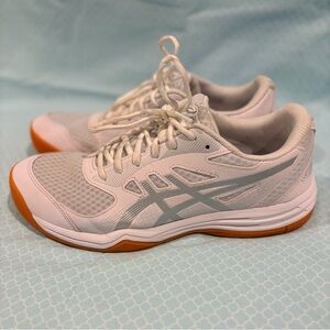 ASICS Upcourt 5 Women’s Athletic Sneaker White/Silver US 11